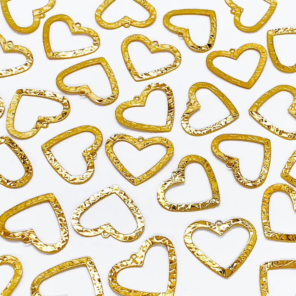 CORAZÓN SILUETA BAÑO DE ORO T6527 1