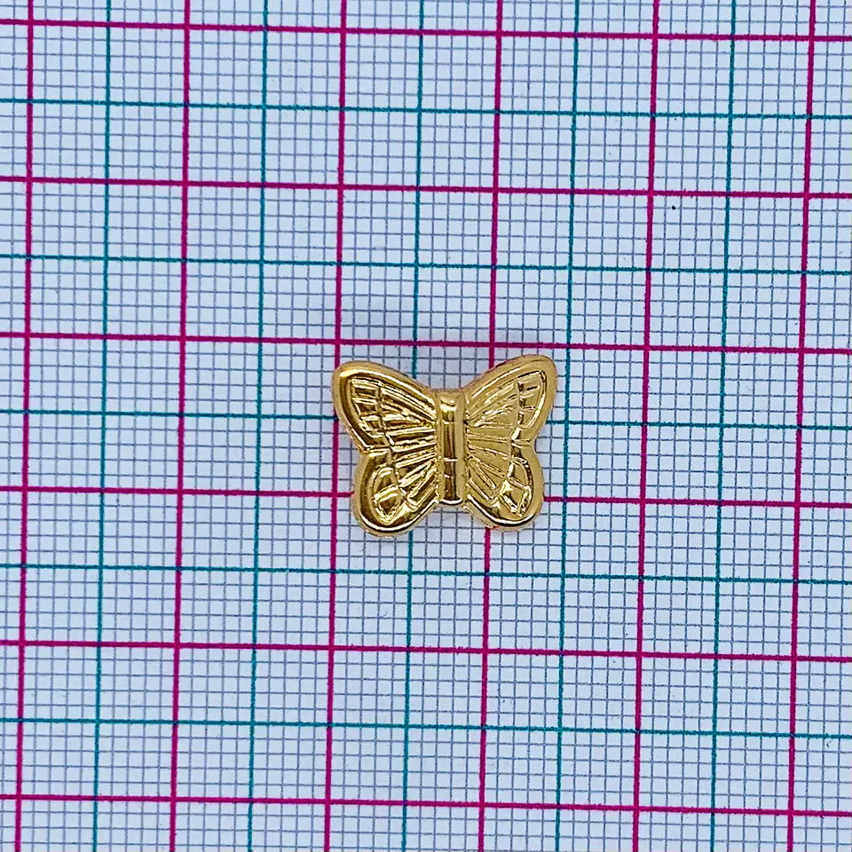 MARIPOSA BAÑO DE ORO S471-GOLD 2