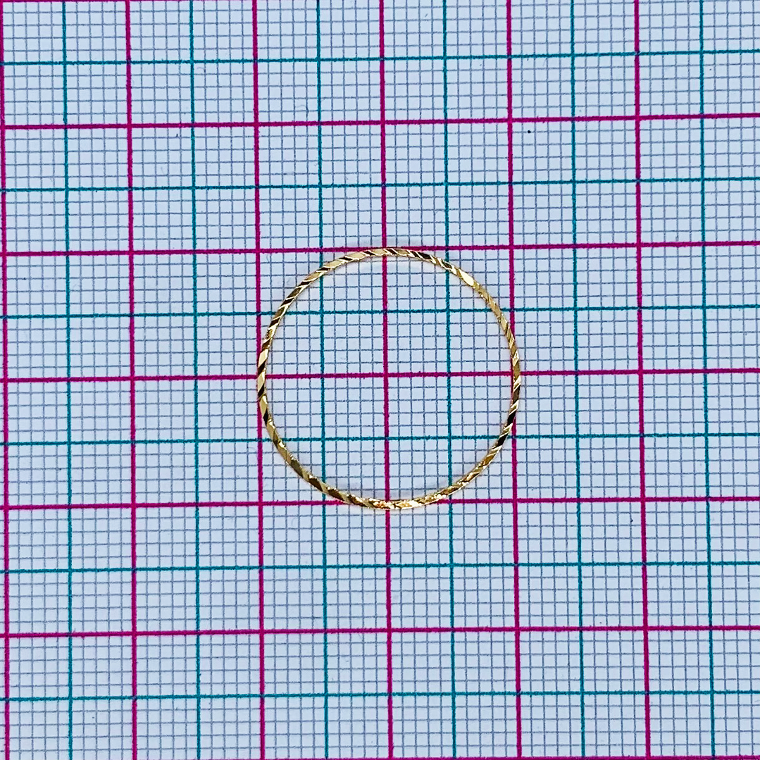 ARO GRABADO BAÑO DE ORO 2