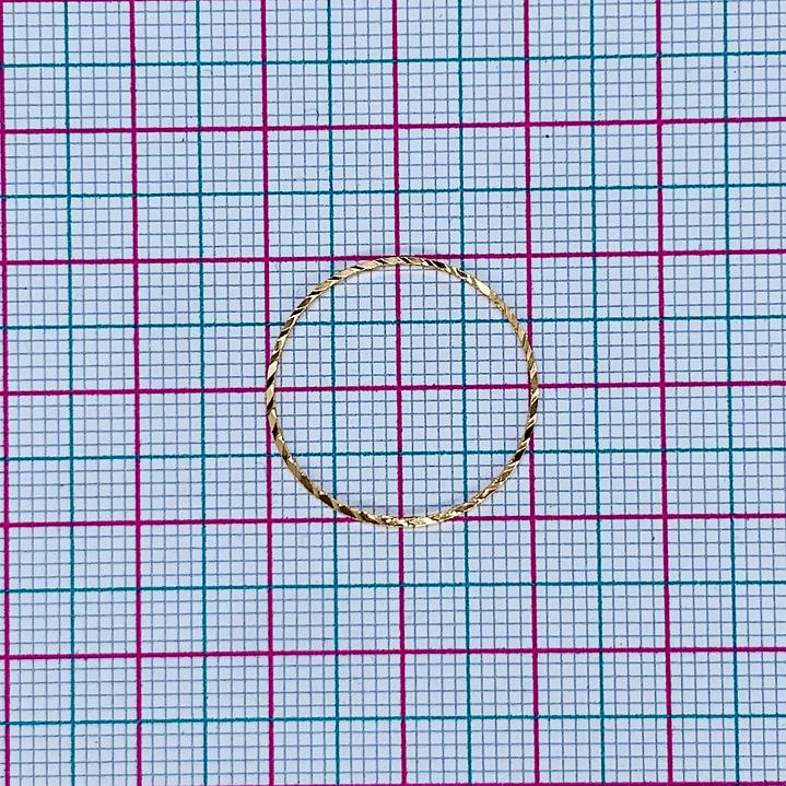 ARO GRABADO BAÑO DE ORO 2