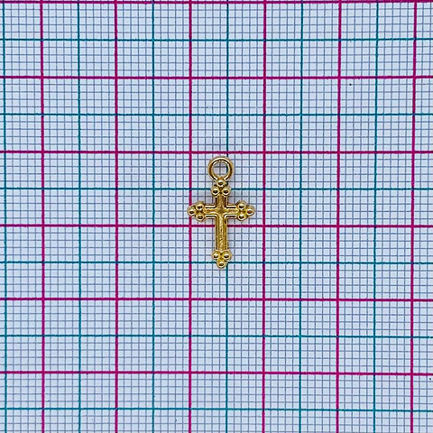 CRUZ BAÑO DE ORO F1918-GOLD