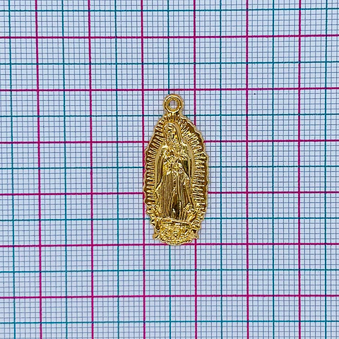 DIJE ✦ VIRGEN DE GUADALUPE BAÑO DE ORO
