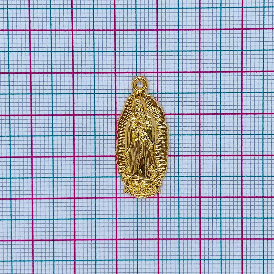 DIJE ✦ VIRGEN DE GUADALUPE BAÑO DE ORO 2