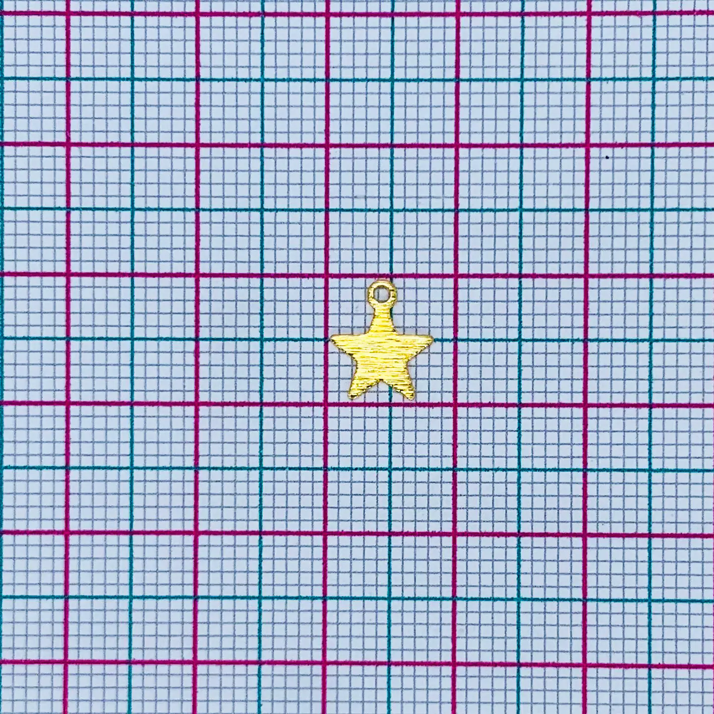 ESTRELLA MINI DIJE BAÑO DE ORO T6576 2