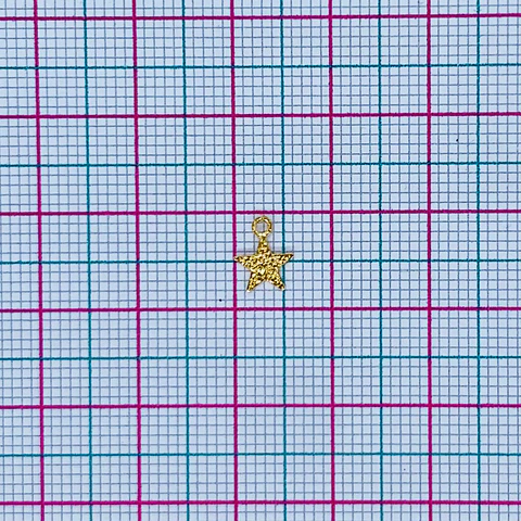 ESTRELLA MINI DIJE BAÑO DE ORO T6577