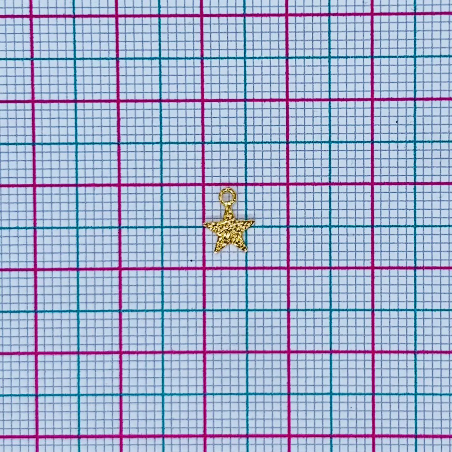 ESTRELLA MINI DIJE BAÑO DE ORO T6577 2