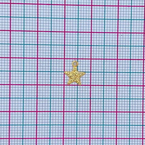 ESTRELLA MINI DIJE BAÑO DE ORO T6592