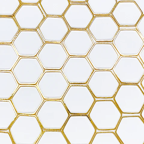 HEXÁGONO BAÑO DE ORO T5366-1