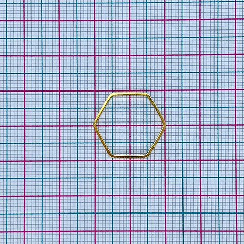 HEXÁGONO BAÑO DE ORO T5366-1