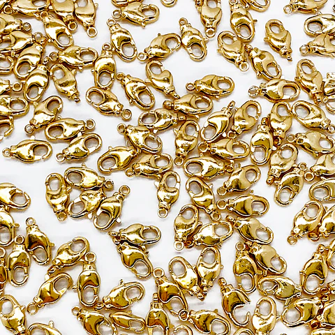 BROCHE ✦ PICOLORO BAÑO DE ORO 8*5 MM