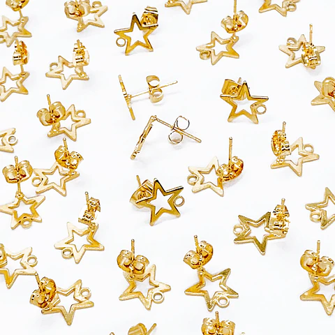 TOPO ESTRELA BAÑO DE ORO T6606
