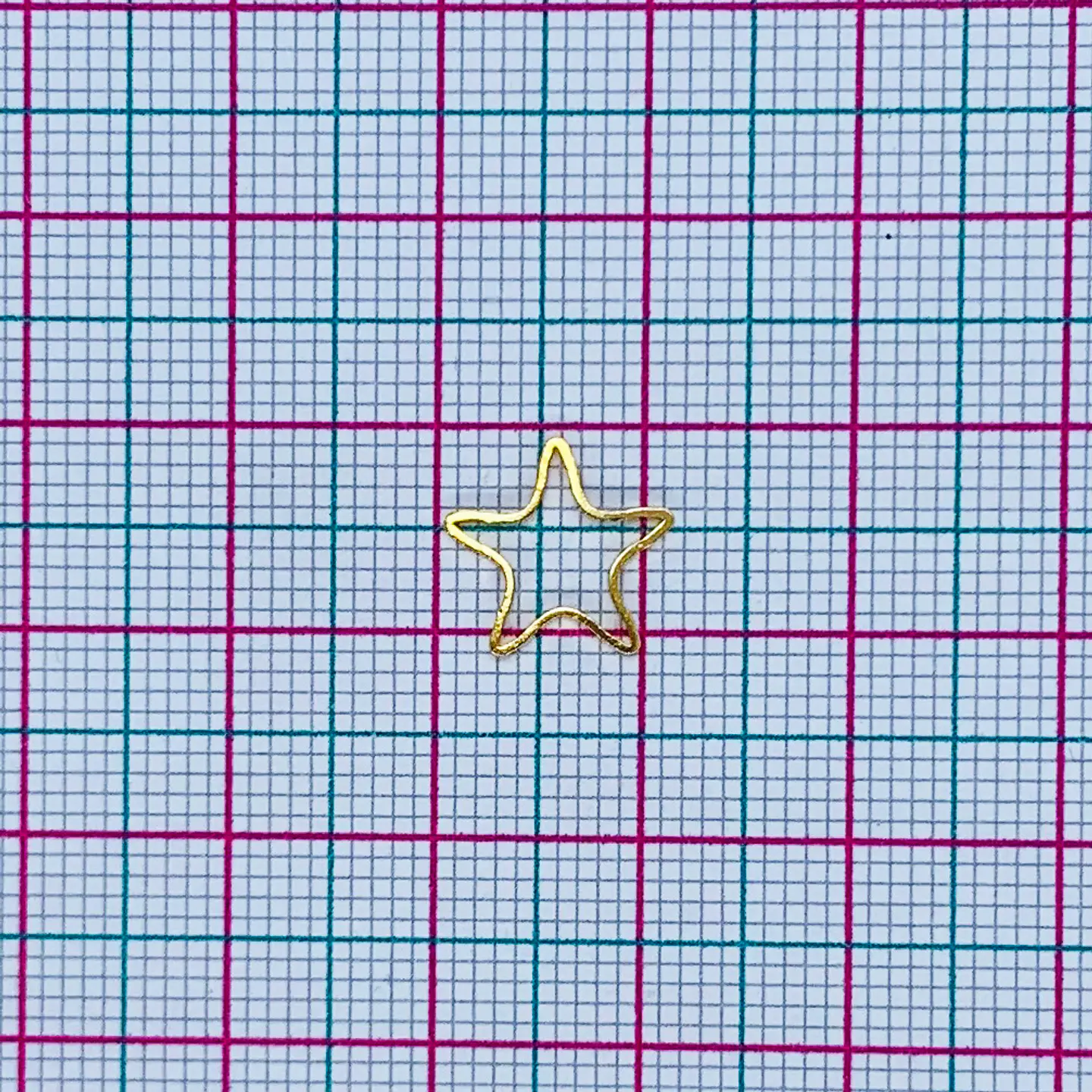 ESTRELLA SILUETA BAÑO DE ORO T6612 2