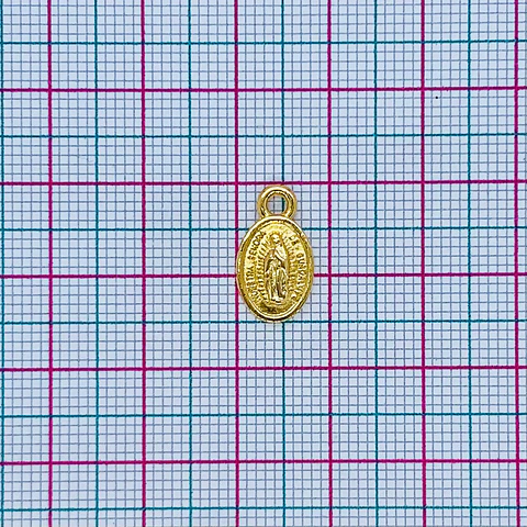 MEDALLA ✦ VIRGEN DE GUADALUPE BAÑO DE ORO