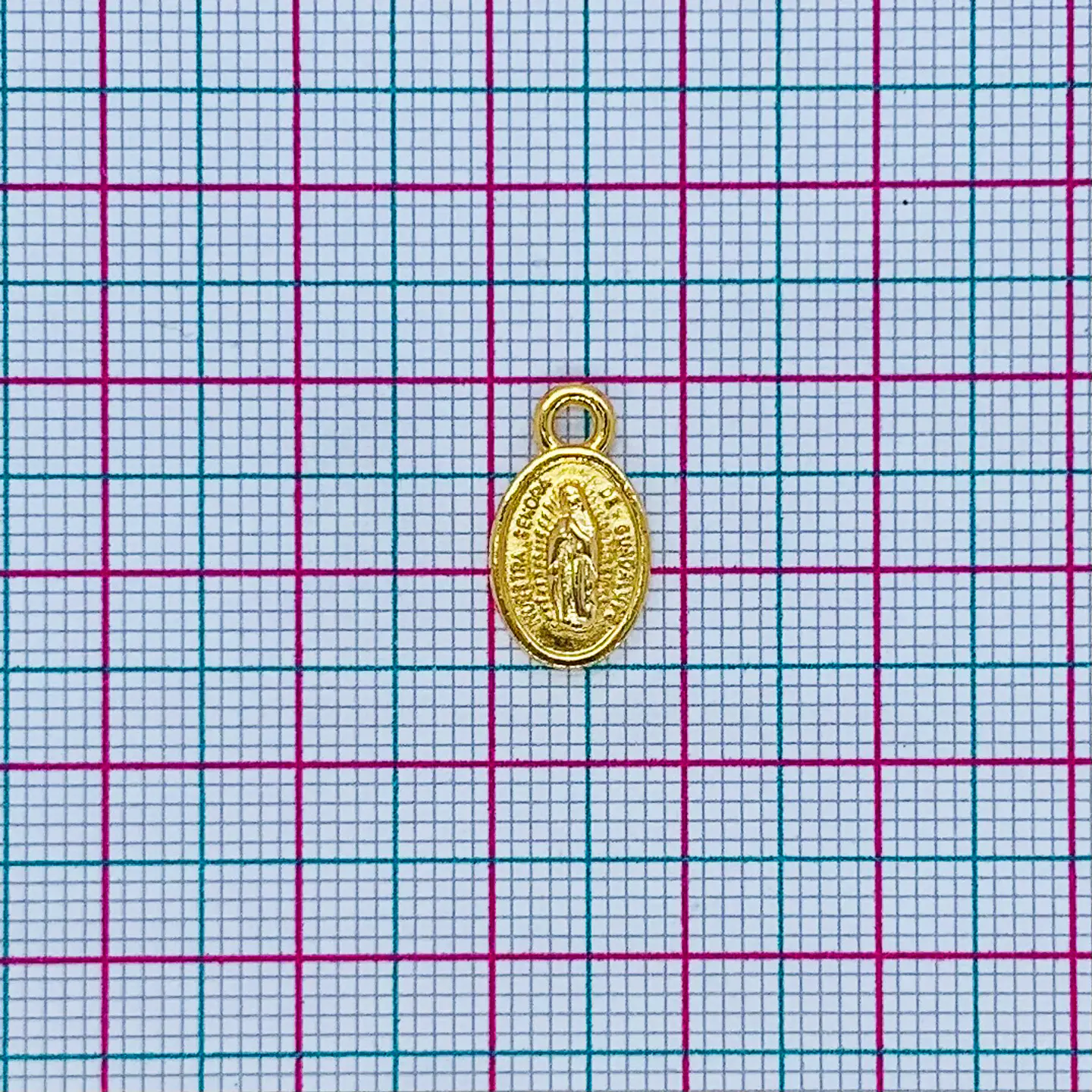 MEDALLA ✦ VIRGEN DE GUADALUPE BAÑO DE ORO 2