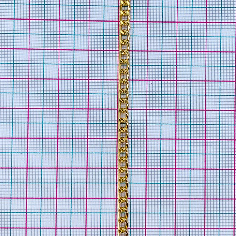CADENA ✦ ALUMINIO BARBADA 4MM