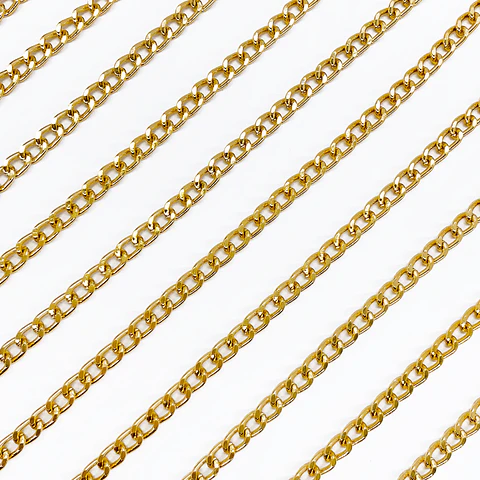 CADENA ✦ ALUMINIO BARBADA 5MM