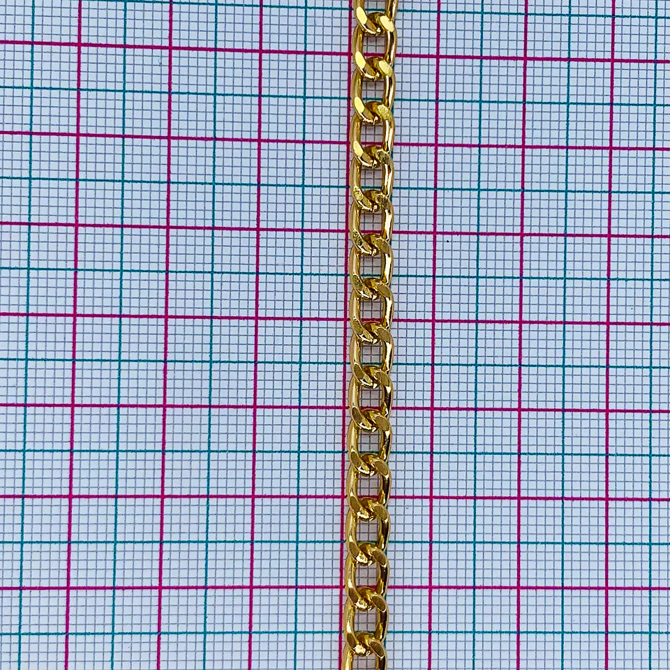 CADENA ✦ ALUMINIO BARBADA 5MM 2