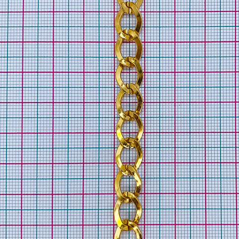 CADENA ✦ ALUMINIO ROMBOS