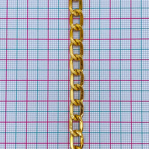 CADENA ✦ ALUMINIO BARBADA 7MM