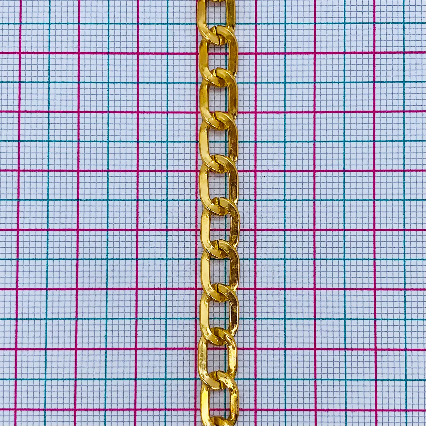 CADENA ✦ ALUMINIO BARBADA 7MM 2