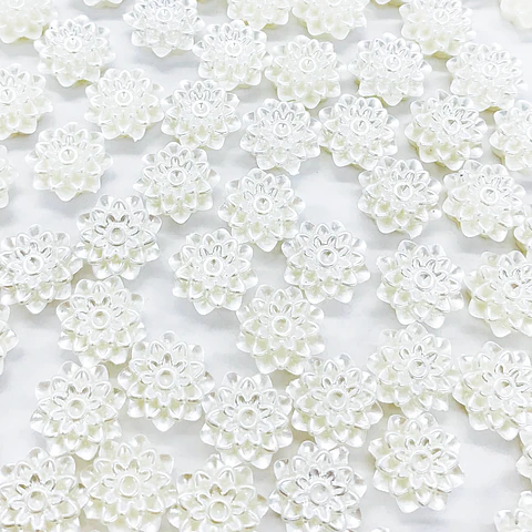 SEPARADOR ✦ FLOR PERLADA PLASTICA