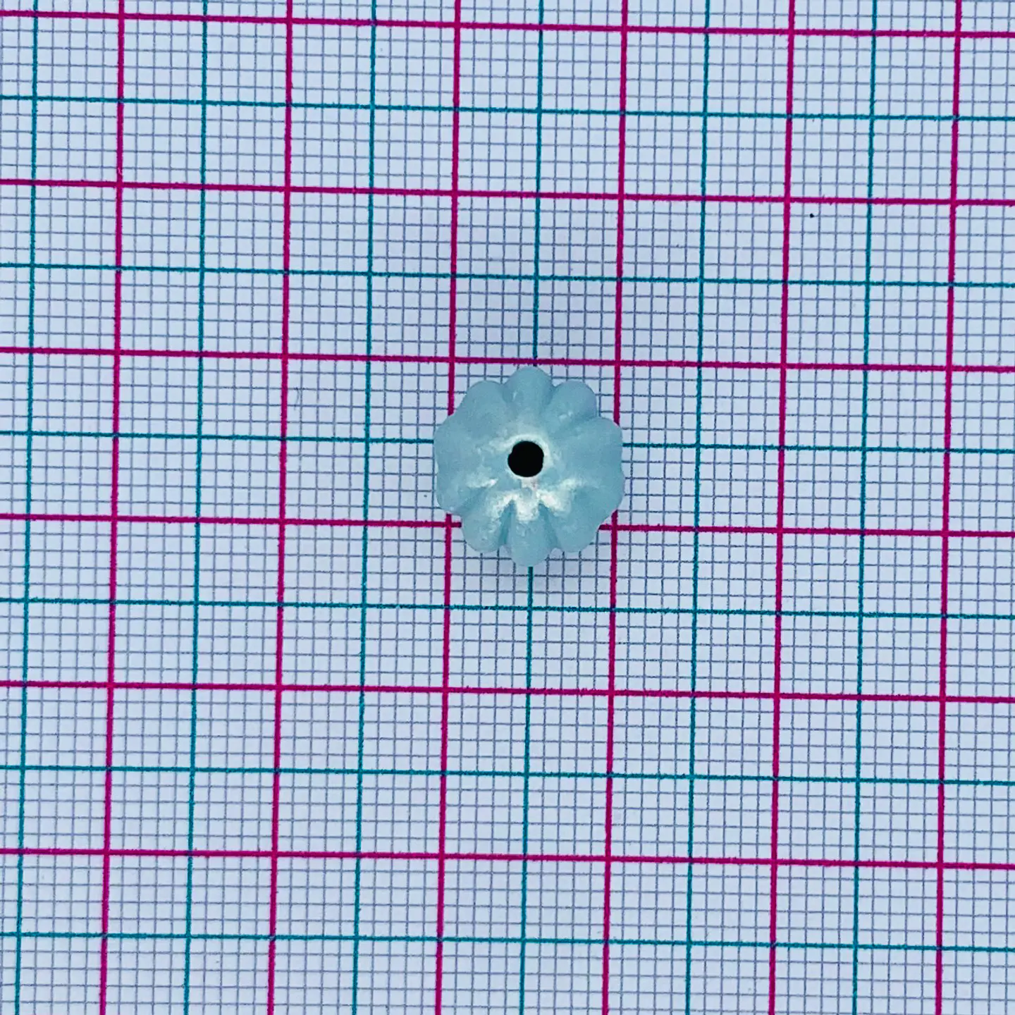 SEPARADOR ✦ BOLA PERLADA PLASTICA 12MM 2