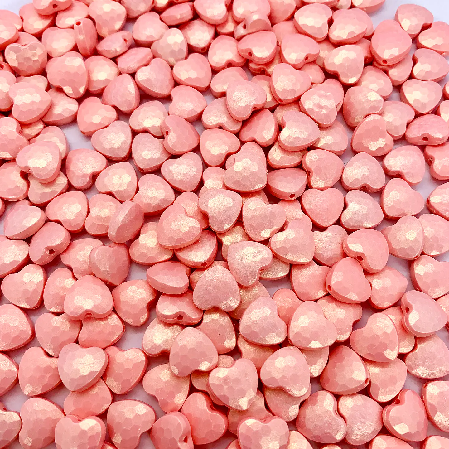 SEPARADOR ✦ CORAZON PERLADO PLASTICO  1