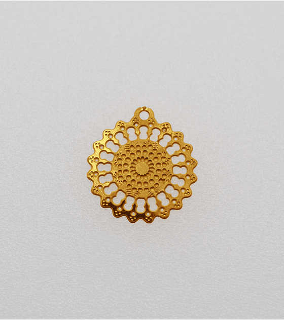 MANDALA ACERO DORADO MA01