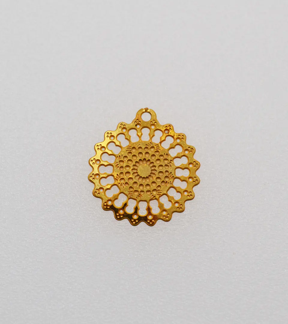 MANDALA ACERO DORADO MA01 1