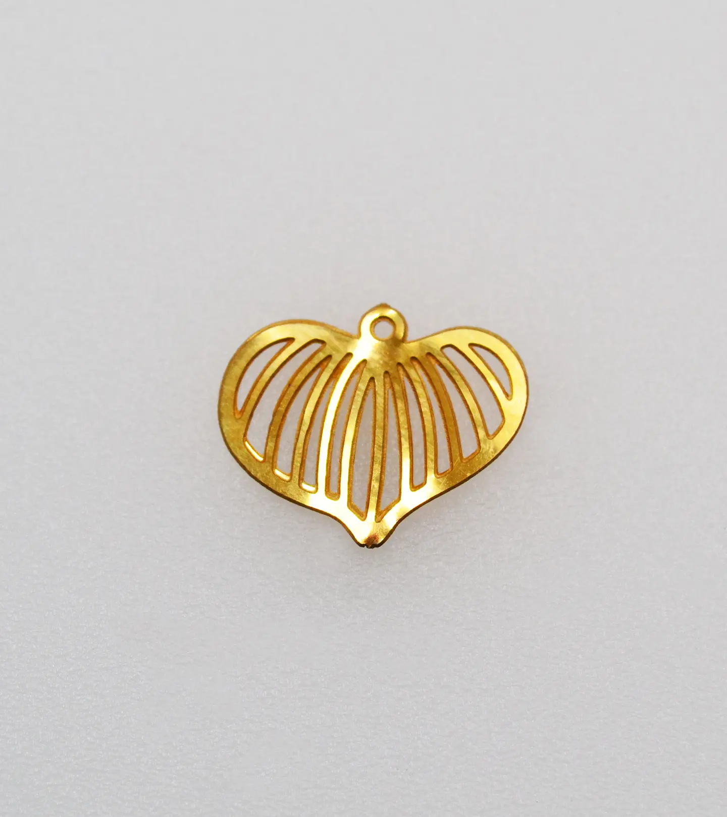 CORAZÓN ACERO DORADO MA02#1 1