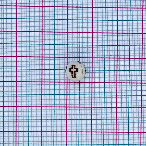 SEPARADOR ✦ BOLA CRUZ 8MM (ELIGE TU COLOR FAVORITO)