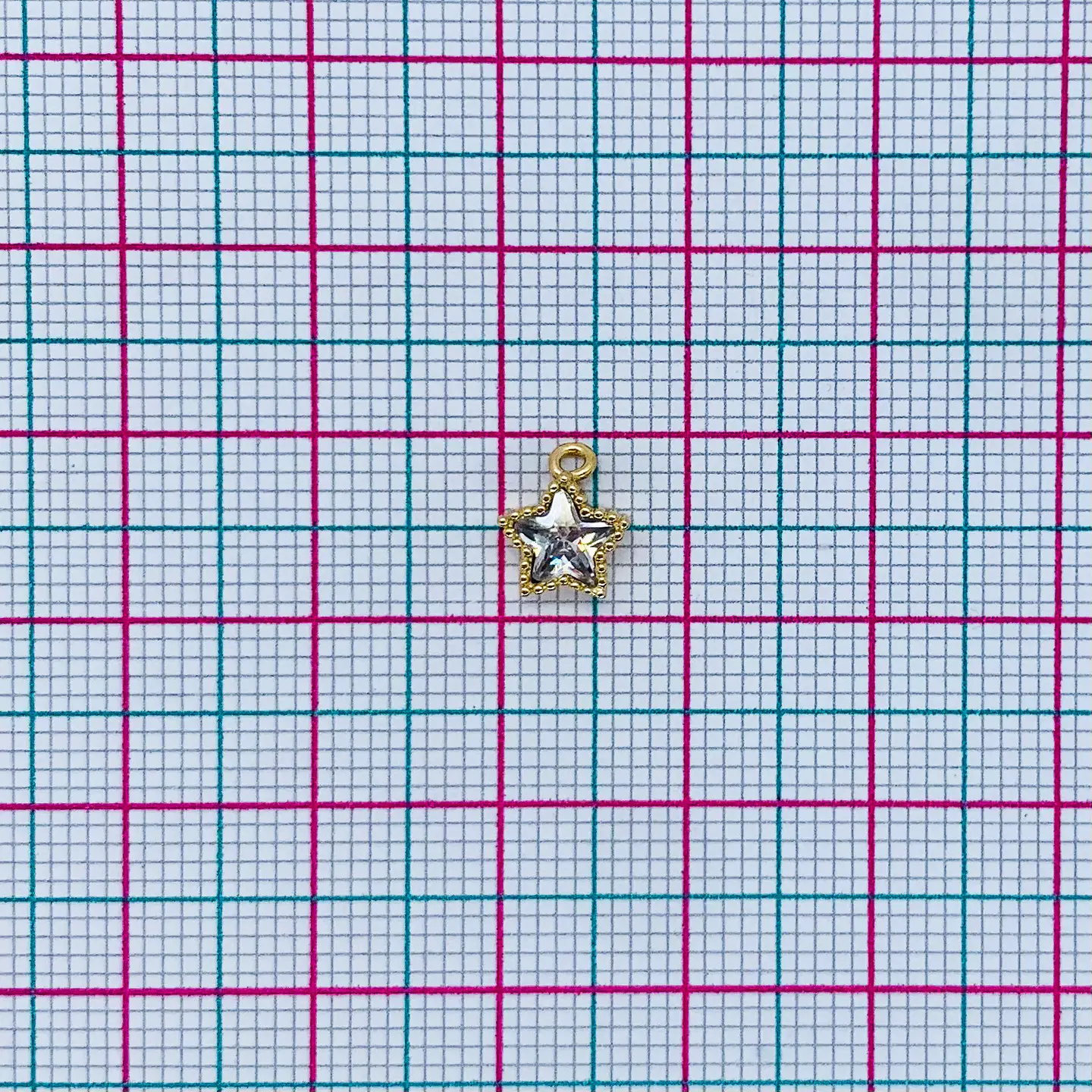 DIJE ✦ESTRELLA CIRCÓN BAÑO DE ORO 2