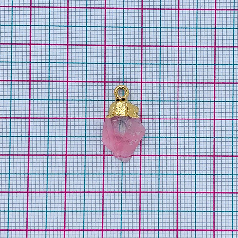 DIJE ✦ PIEDRA CUARZO (ELIGE TU COLOR FAVORITO) 