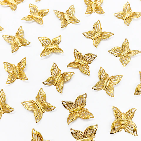 MARIPOSA BAÑO DE ORO WZ00351-G