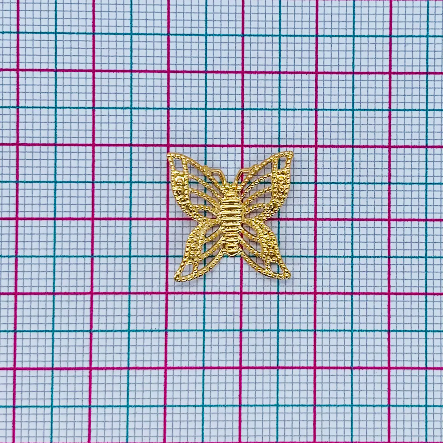 MARIPOSA BAÑO DE ORO WZ00351-G 2