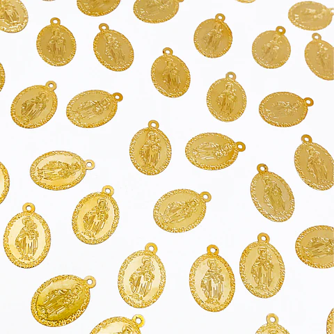 VÍRGEN DEL CARMEN BAÑO DE ORO SQ-1421-G