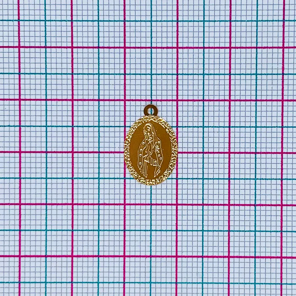 VIRGEN DE LA PAZ MINI DIJE SQ-1423-G 2