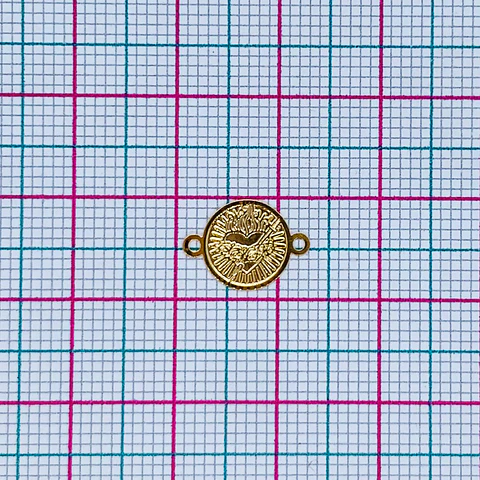 SAGRADO CORAZÓN DE MARÍA MINI DIJE SQ-1431-G