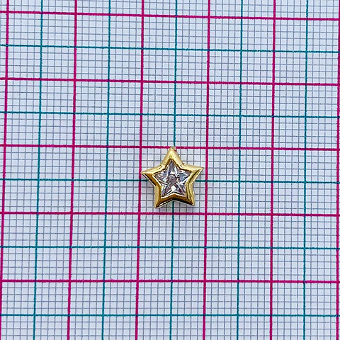 SEPARADOR ✦ ESTRELLA CIRCÓN BAÑO DE ORO
