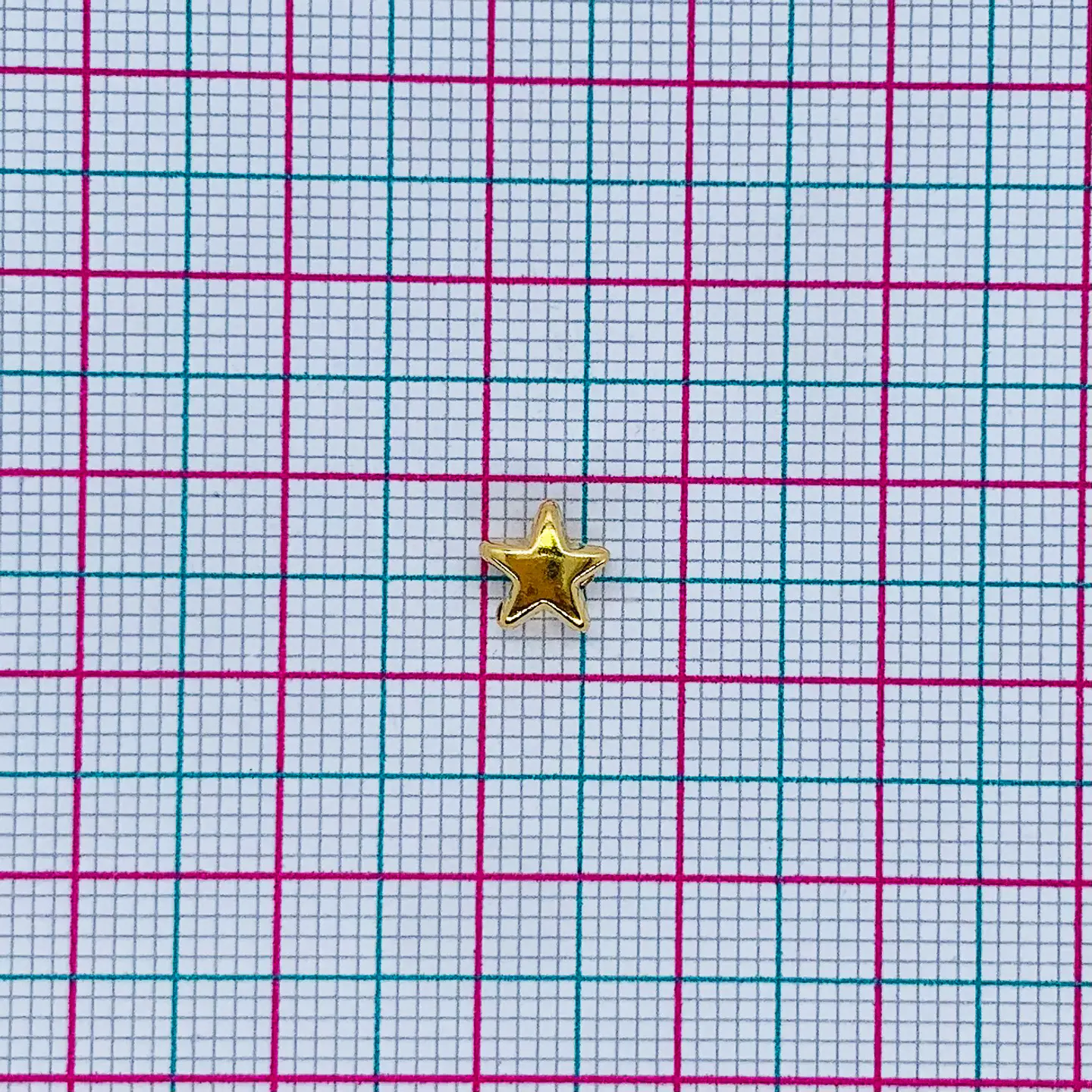 DIJE ESTRELLA BAÑO DE ORO  2