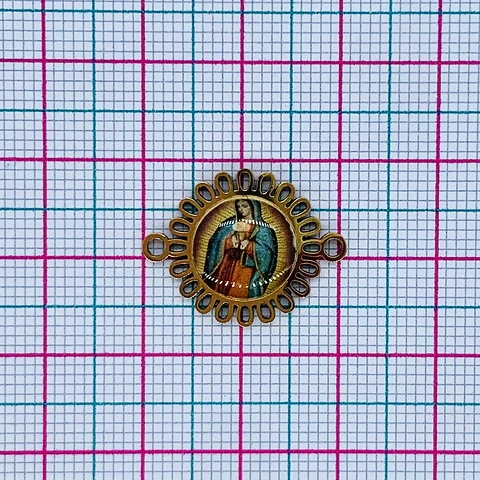 MEDALLA ✦ VIRGEN VIRGEN DE GUADALUPE ACERO