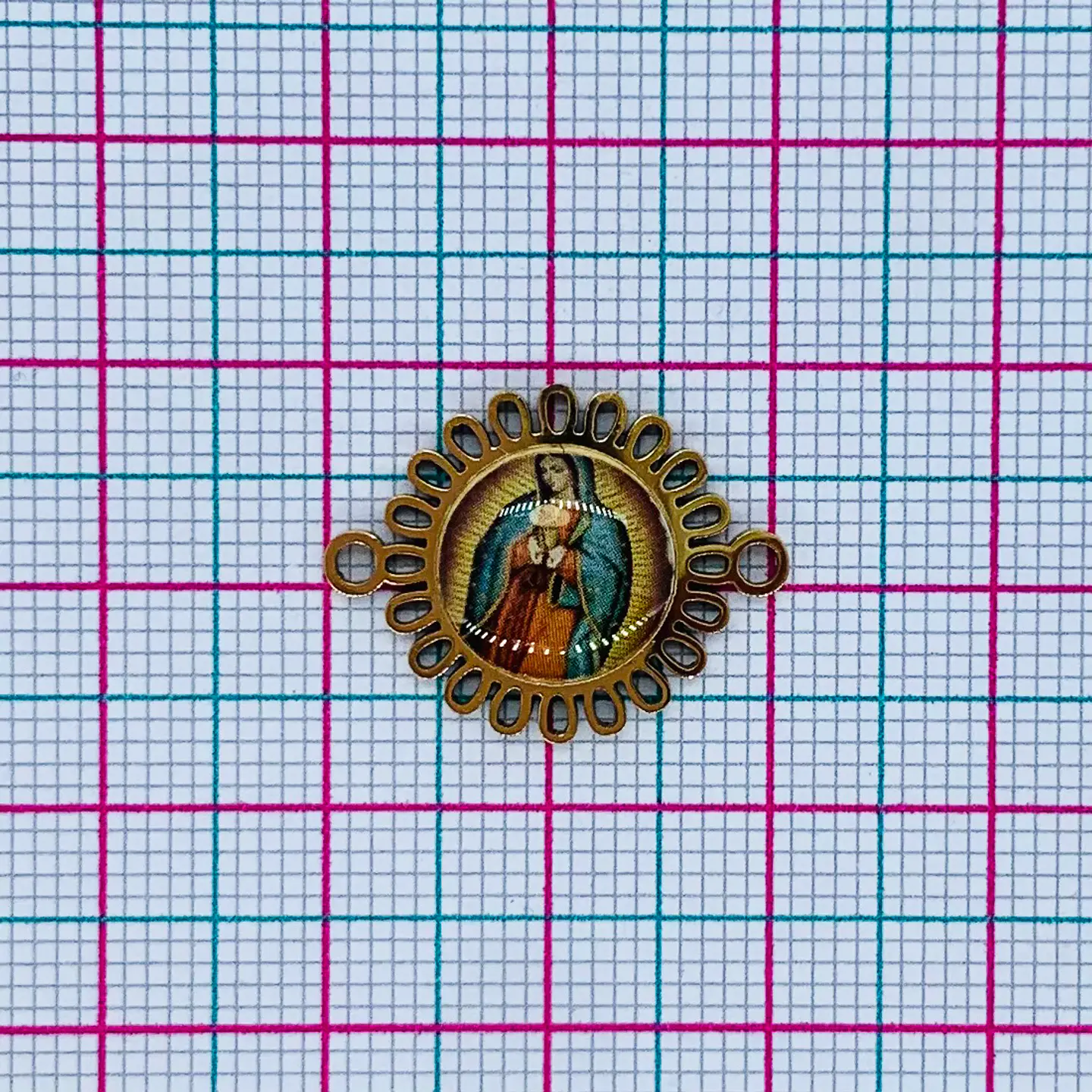 MEDALLA ✦ VIRGEN VIRGEN DE GUADALUPE ACERO 2