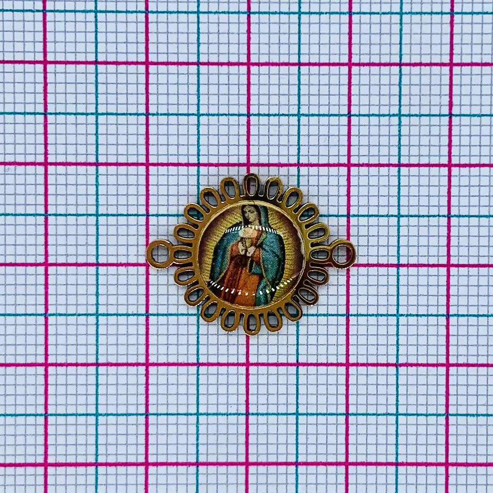 MEDALLA ✦ VIRGEN VIRGEN DE GUADALUPE ACERO 2
