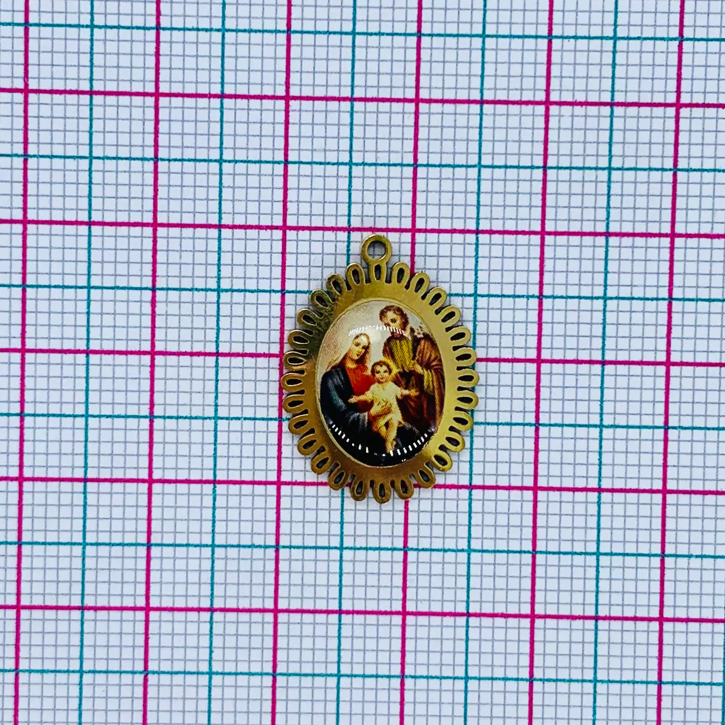 MEDALLA ✦ SAGRADA FAMILIA ACERO 2