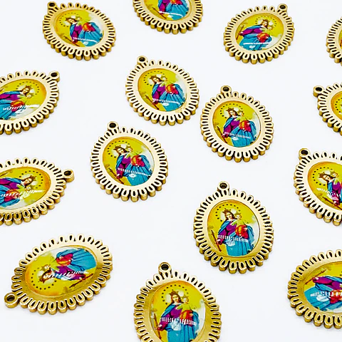 MEDALLA ✦ MARIA AUXILIADORA ACERO