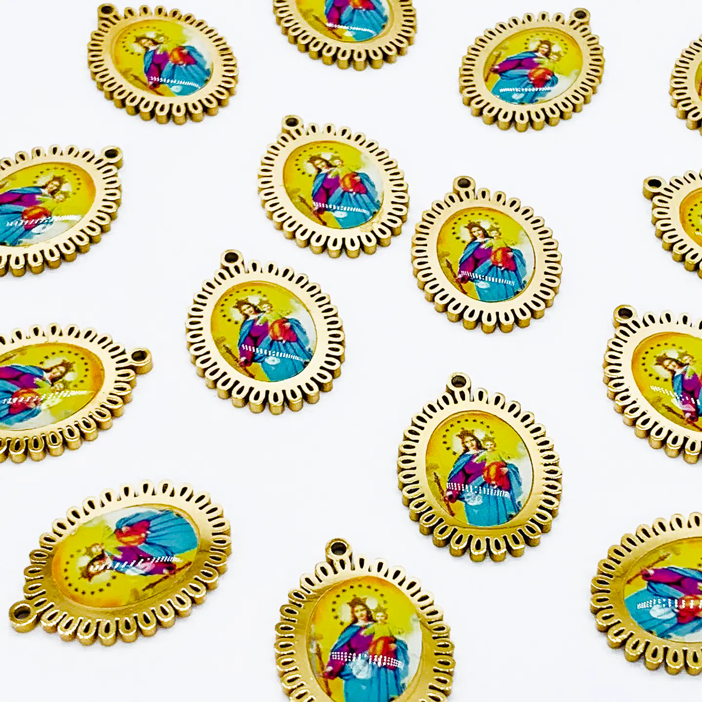 MEDALLA ✦ MARIA AUXILIADORA ACERO 1