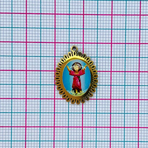 MEDALLA ✦ DIVINO NIÑO JESÚS ACERO