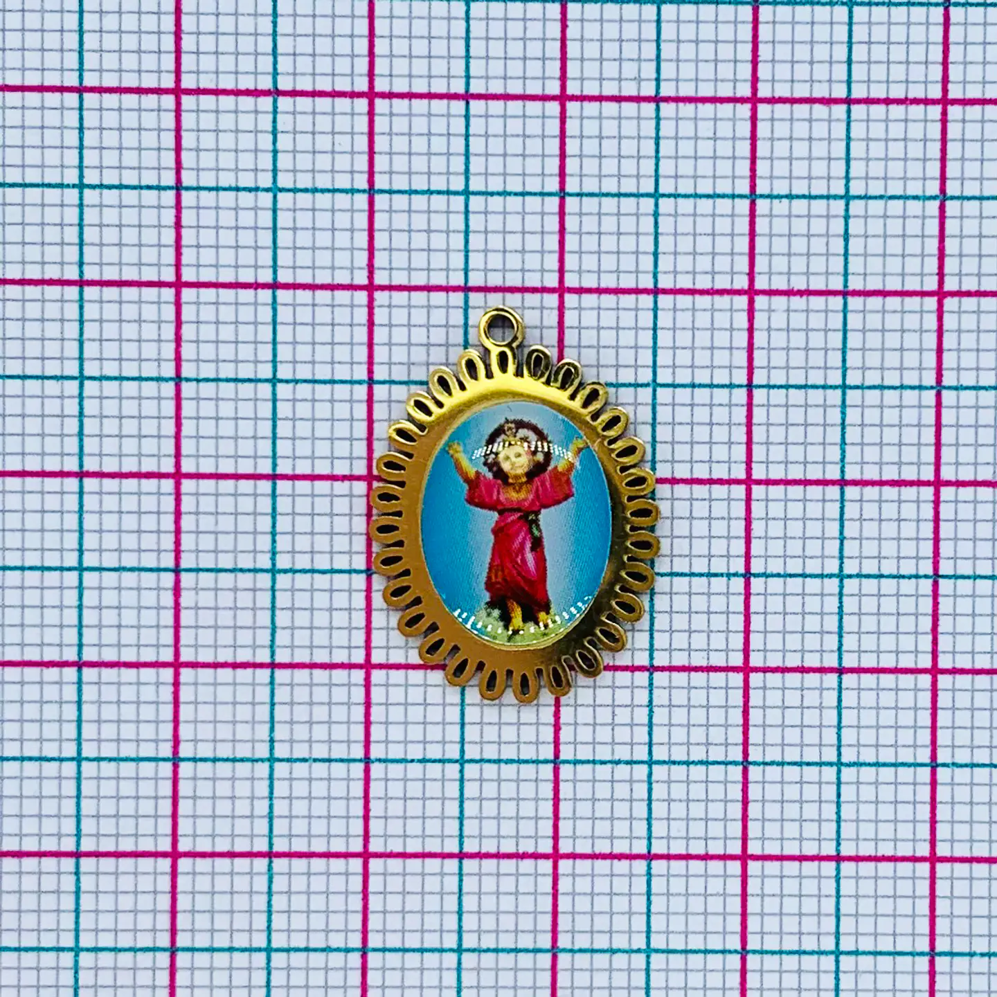MEDALLA ✦ DIVINO NIÑO JESÚS ACERO 2