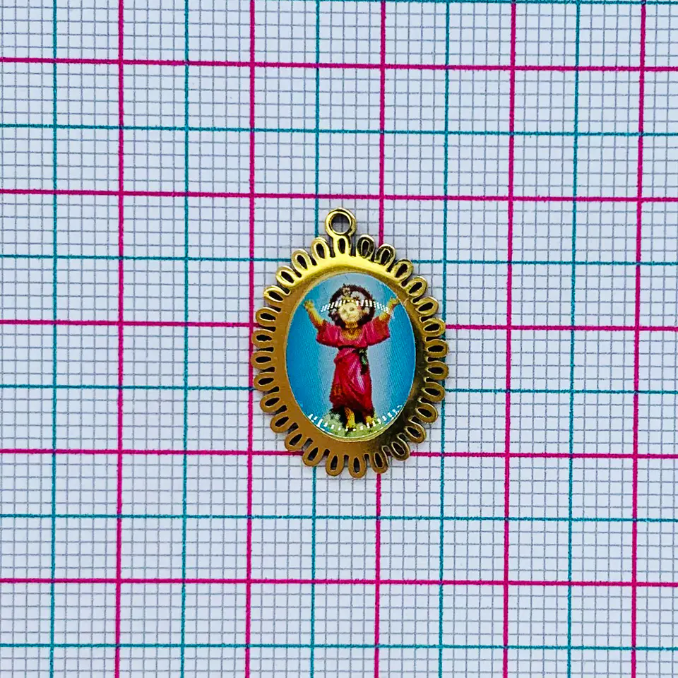 MEDALLA ✦ DIVINO NIÑO JESÚS ACERO 2