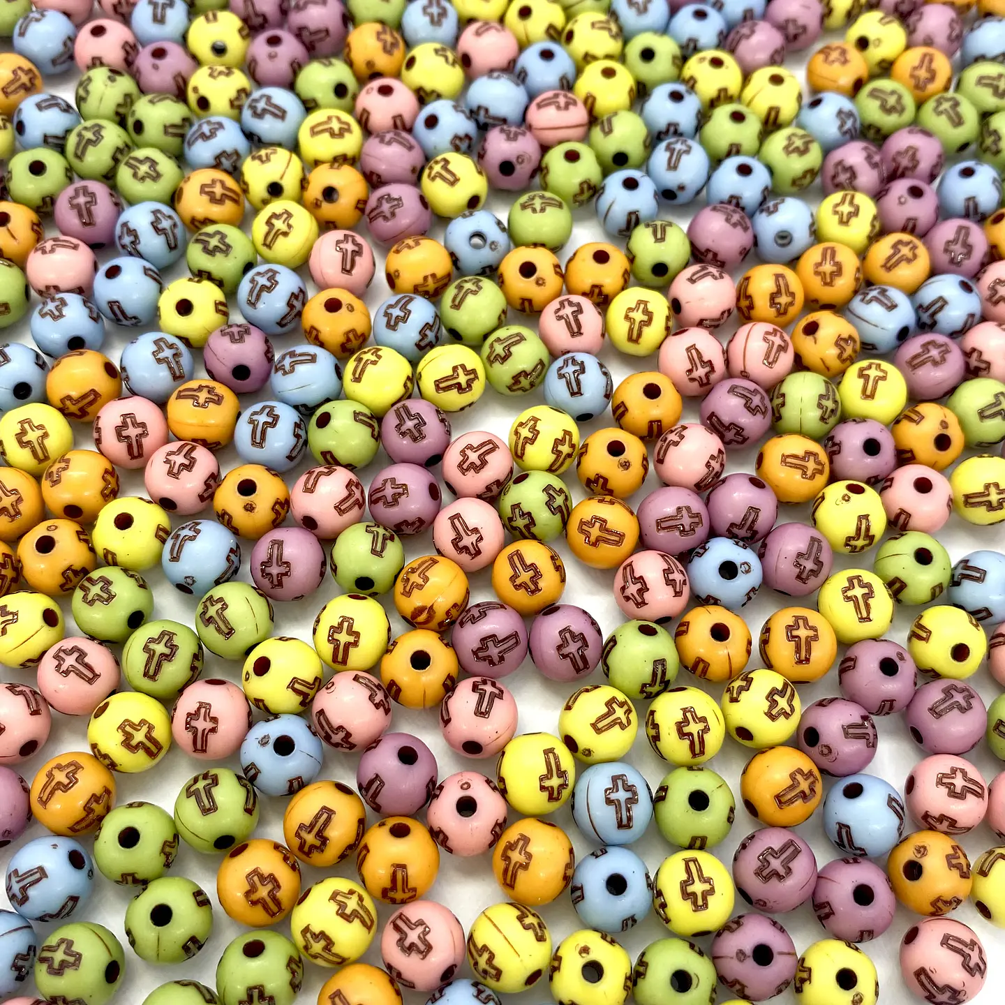 SEPARADOR ✦ BOLA CRUZ 8MM (ELIGE TU COLOR FAVORITO) 3